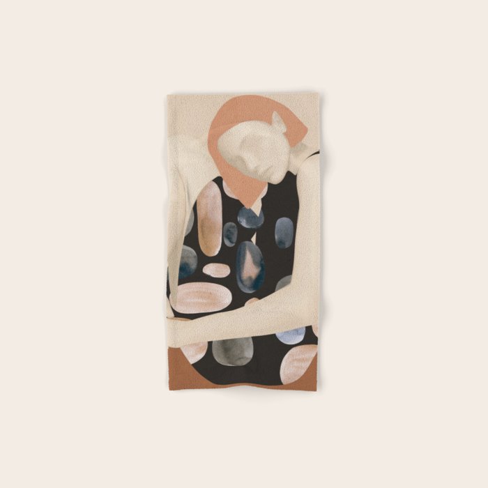 Abstract Art Female Figure 32 Bath Towel Gallery Image 1