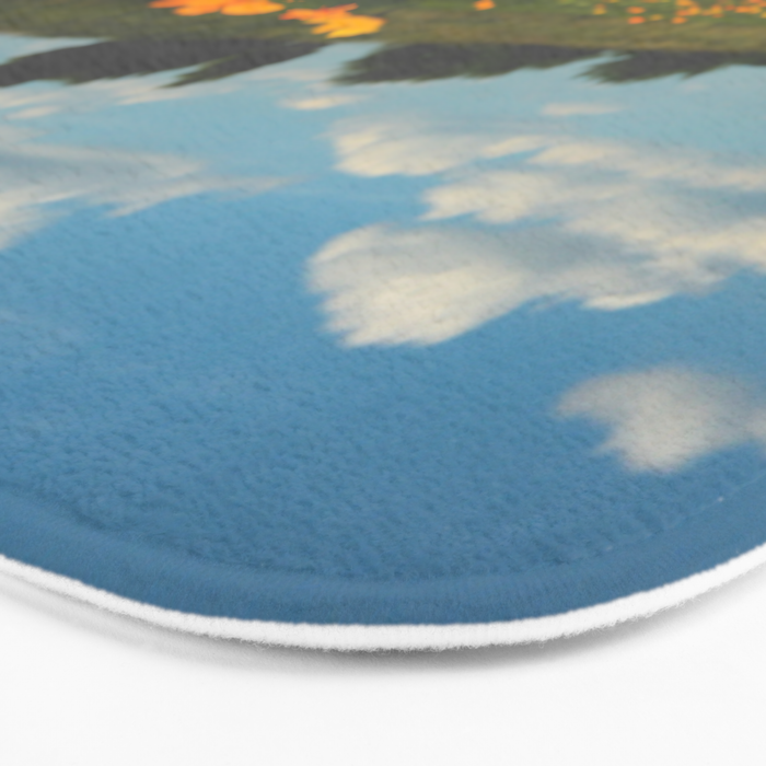 Dreaming in a Summer Field - boho nature wildflower photograph Bath Mat Gallery Image 3