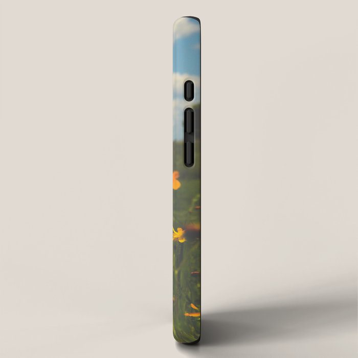 Dreaming in a Summer Field - boho nature wildflower photograph iPhone Case Gallery Image 2