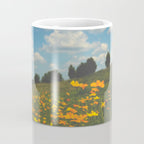 Dreaming in a Summer Field - boho nature wildflower photograph Coffee Mug Gallery Image 4