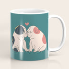 English Bulldog Kisses Coffee Mug Gallery Image 1