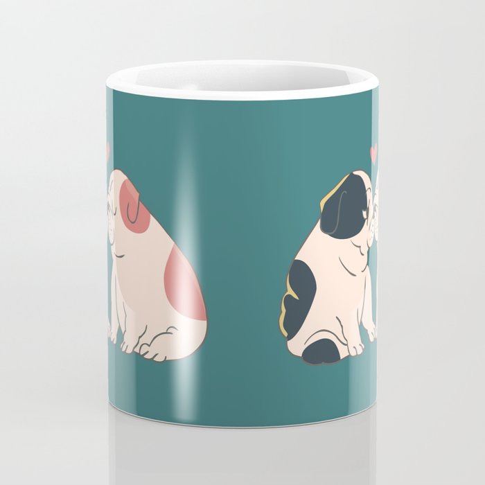 English Bulldog Kisses Coffee Mug Gallery Image 4