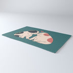 English Bulldog Kisses Rug Gallery Image 3