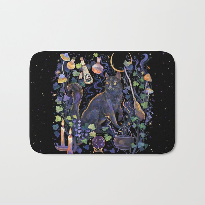 Black Cat Bath Mat Gallery Image 1