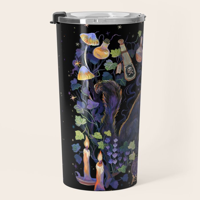 Black Cat Travel Mug Gallery Image 3