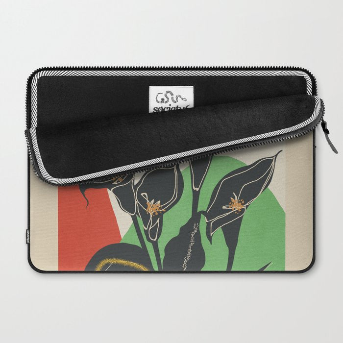 Modern Calla Harmony Laptop Sleeve Gallery Image 2