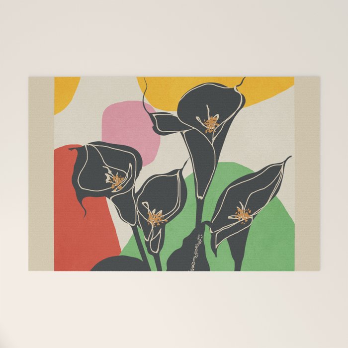 Modern Calla Harmony Welcome Mat Gallery Image 1