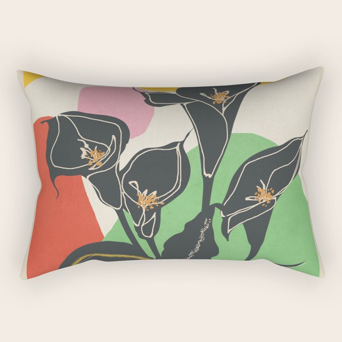 Modern Calla Harmony Rectangular Pillow Gallery Image 1