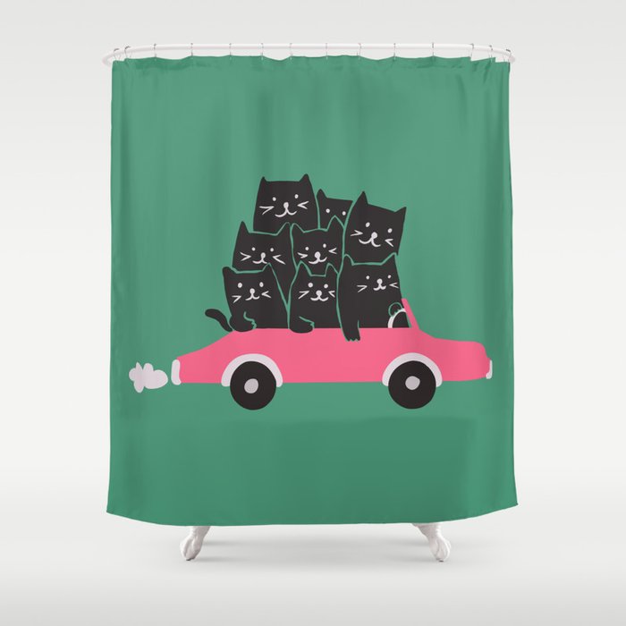 Get in Shower Curtain Gallery Image 1
