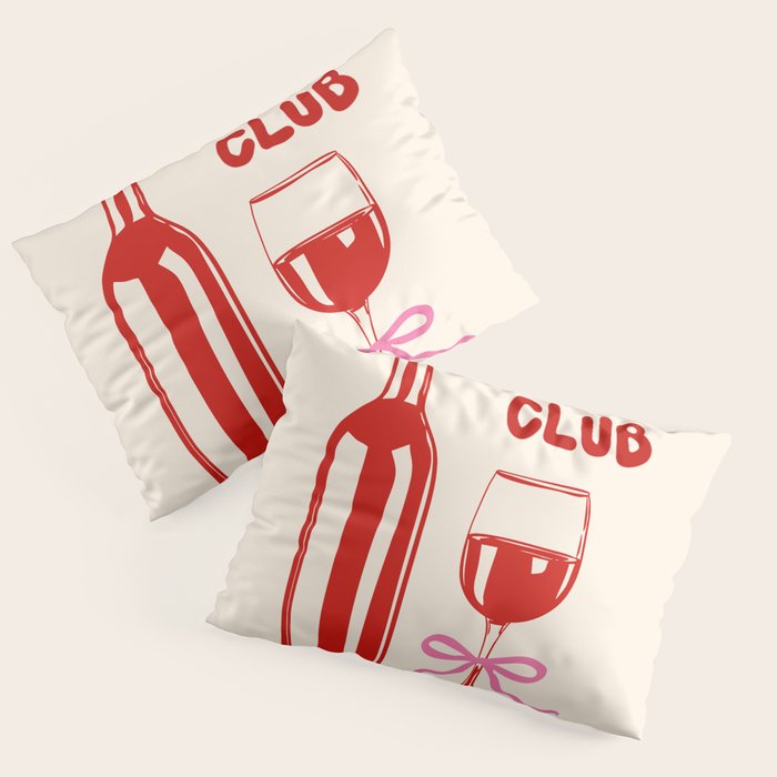 Wine Club Coquette Pillow Sham Gallery Image 3