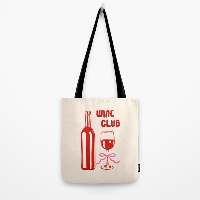 Wine Club Coquette Tote Bag Gallery Image 2