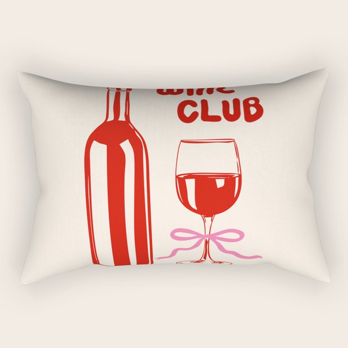 Wine Club Coquette Rectangular Pillow Gallery Image 2