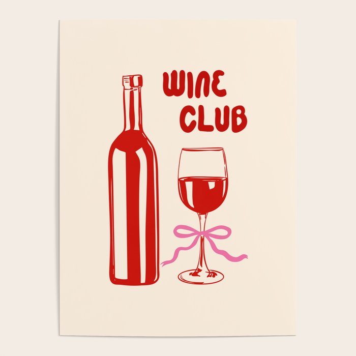 Wine Club Coquette Poster Gallery Image 1