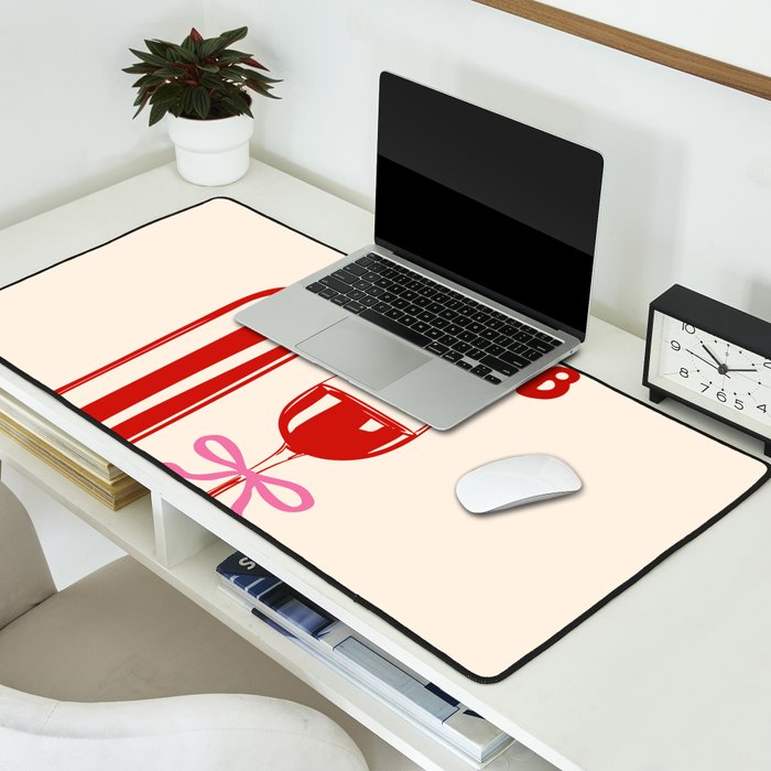Wine Club Coquette Desk Mat Gallery Image 2