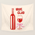 Wine Club Coquette Wall Tapestry Gallery Image 4