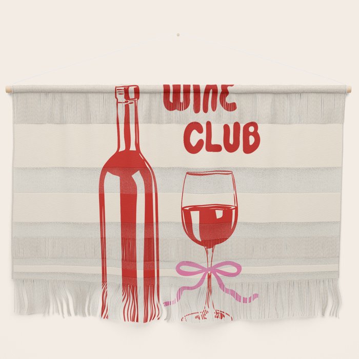 Wine Club Coquette Wall Hanging Gallery Image 1