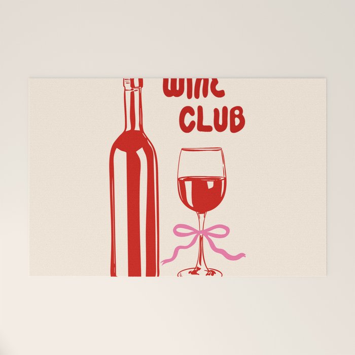 Wine Club Coquette Welcome Mat Gallery Image 1