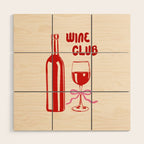 Wine Club Coquette Wood Wall Art Gallery Image 1