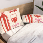 Wine Club Coquette Pillow Sham Gallery Image 2