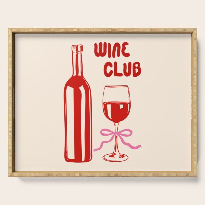 Wine Club Coquette Serving Tray Gallery Image 1