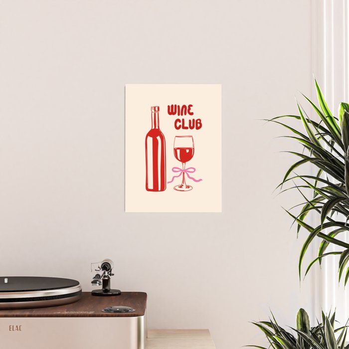 Wine Club Coquette Poster Gallery Image 2
