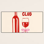 Wine Club Coquette Desk Mat Gallery Image 3