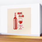 Wine Club Coquette Wall Mural Gallery Image 2