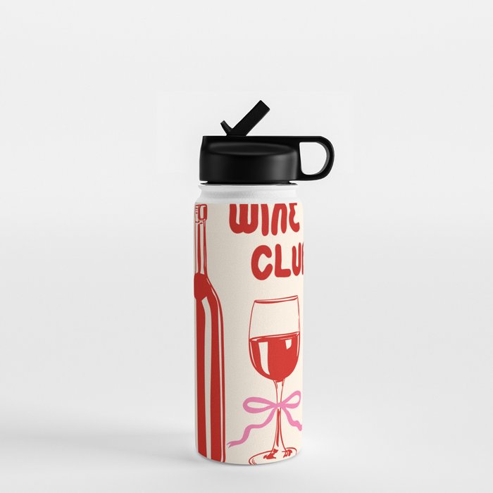 Wine Club Coquette Water Bottle Gallery Image 1