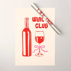 Wine Club Coquette Wrapping Paper Gallery Image 1