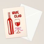Wine Club Coquette Stationery Card Gallery Image 2