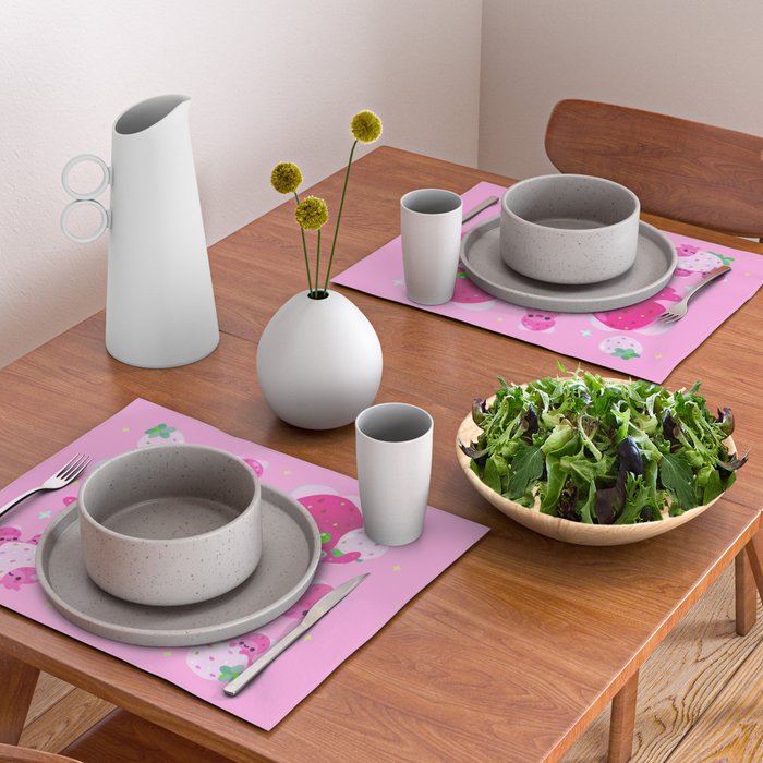 Strawberry squid Placemat Gallery Image 2