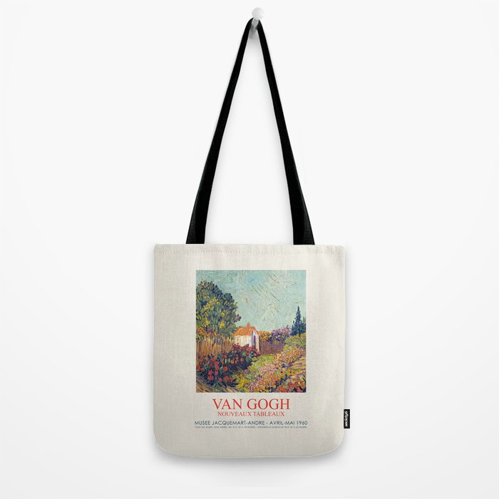 Vincent van Gogh Vintage Exhibition Poster, 1960 Tote Bag Gallery Image 2