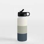 Sage Navy Water Bottle Gallery Image 1