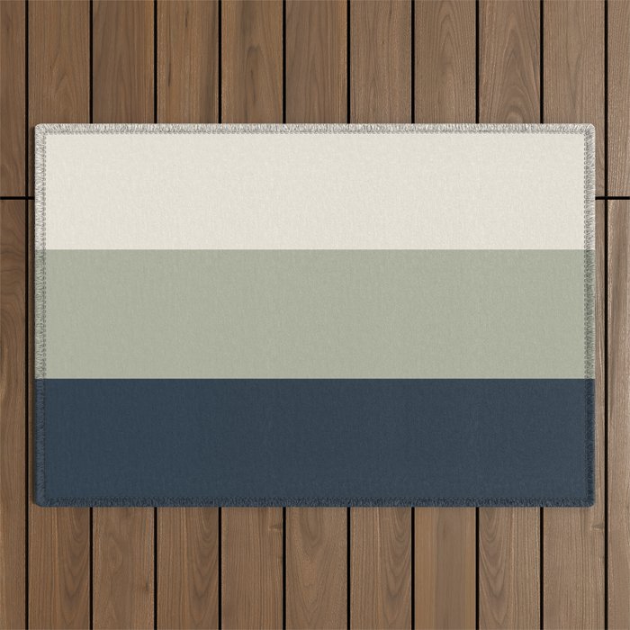 Sage Navy Outdoor Rug Gallery Image 1