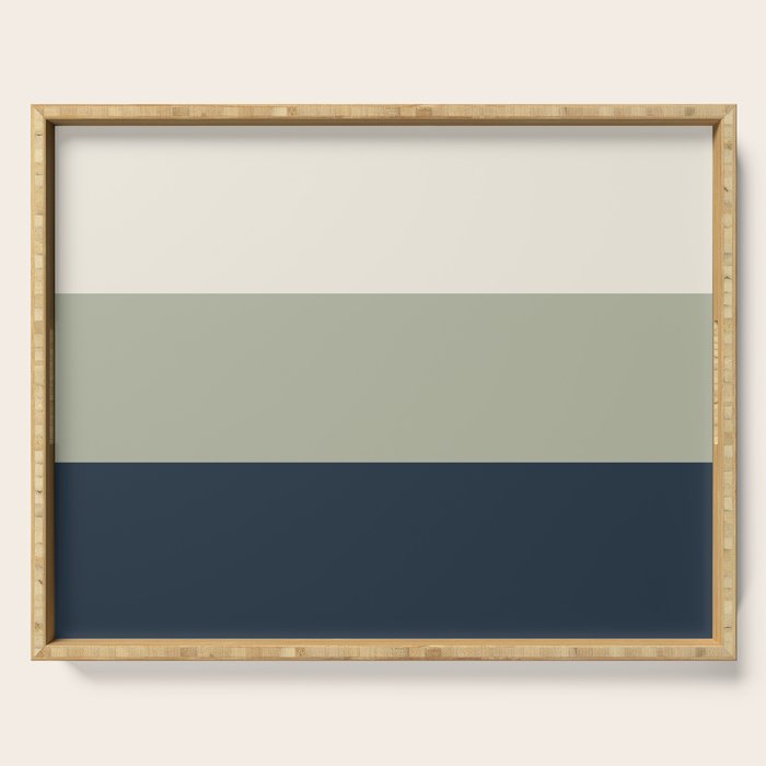 Sage Navy Serving Tray Gallery Image 1