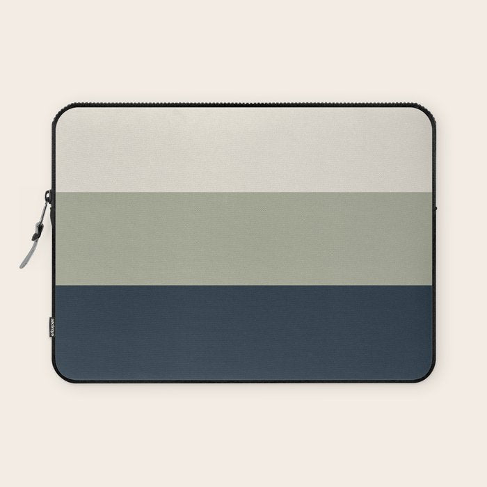 Sage Navy Laptop Sleeve Gallery Image 1