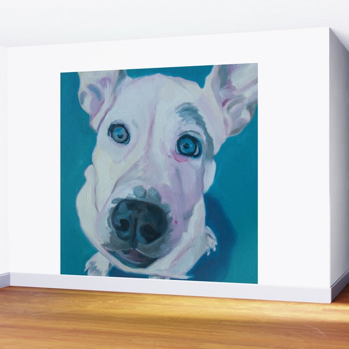 Patches o'Houlihan Dog Portrait Wall Mural Gallery Image 2