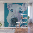 Patches o'Houlihan Dog Portrait Wall Mural Gallery Image 1