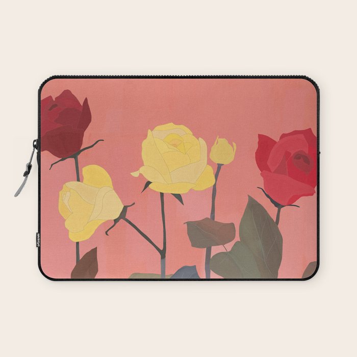 Red and Yellow Roses Laptop Sleeve Gallery Image 1