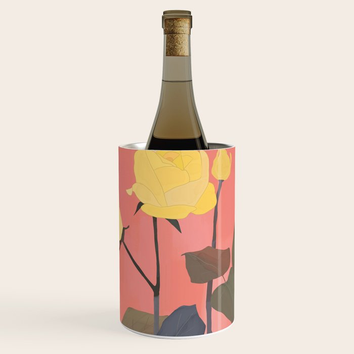 Red and Yellow Roses Wine Chiller Gallery Image 1