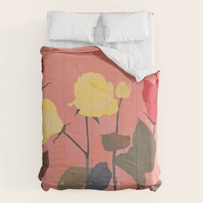 Red and Yellow Roses Comforter Gallery Image 6