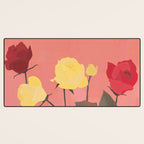 Red and Yellow Roses Desk Mat Gallery Image 3