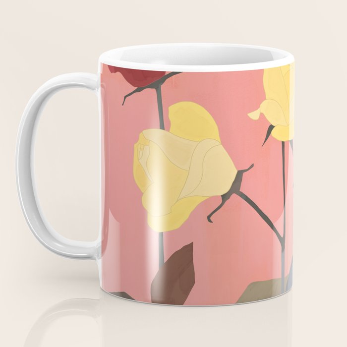 Red and Yellow Roses Coffee Mug Gallery Image 3