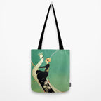 Vintage Magazine Cover - Peacock Tote Bag Gallery Image 2