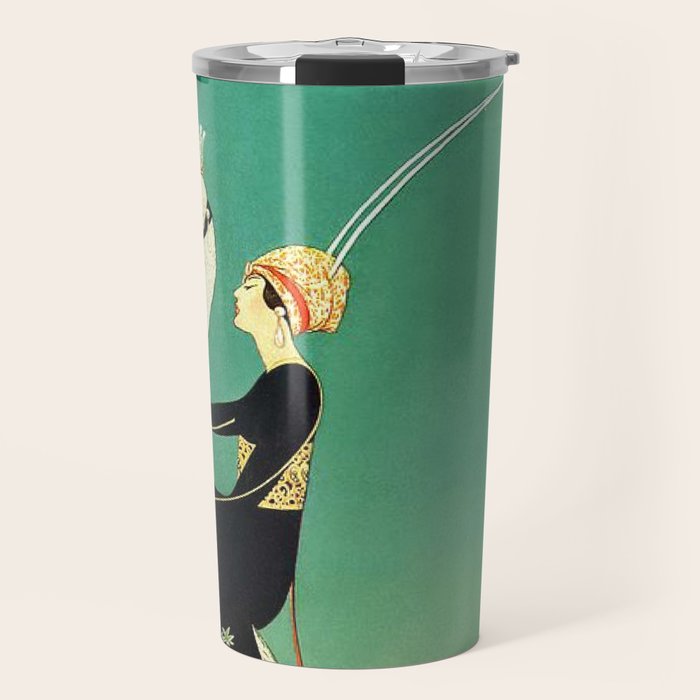 Vintage Magazine Cover - Peacock Travel Mug Gallery Image 1