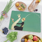 Vintage Magazine Cover - Peacock Cutting Board Gallery Image 2