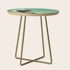 Vintage Magazine Cover - Peacock Side Table Gallery Image 1