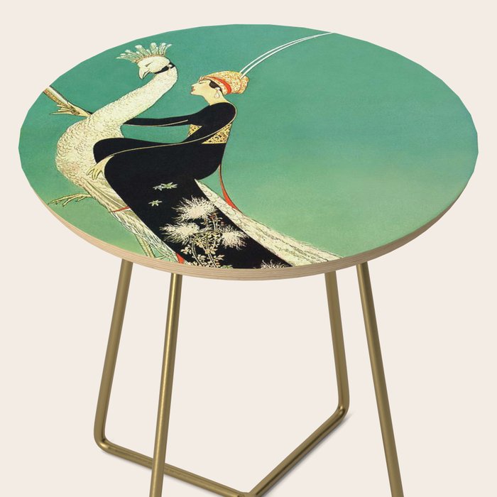 Vintage Magazine Cover - Peacock Side Table Gallery Image 2
