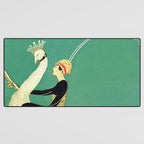 Vintage Magazine Cover - Peacock Desk Mat Gallery Image 3