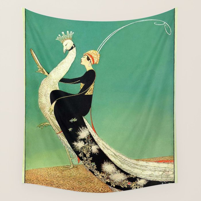 Vintage Magazine Cover - Peacock Wall Tapestry Gallery Image 4